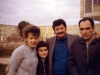First day in Israel, l-r: Liza Svechinsky, son Boris, Roman Brakhman, Vitalii Svichinsky, February 1971, co V. Svechinsky