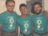 Victor Polsky, Pinkhas Brodsky, Boris Krasny new repatriants, who joined SJM in Israel, Rehovot 1975