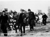Wreath laying ceremony in Babii Yar, Kiev,  1973, co Amik Diamant