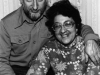 Ida and Aba Taratuta in their home. Leningrad, end of 1970s,  co RS