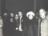 Farewell to Taratutas. From the left: Faina Taratuta, Vladimir Berlin, Vera Sheiba, Ida Taraatuta, Natan Rodzin, Mila Kovshilovskaya, Aba Taratuta. Pulkovo airport in Leningrad, January 3, 1988. Photo of Lev Sheiba. co RS