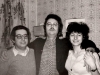From the left: Arkady Dynin, Dima Smoliansky, Lena Dynina. Leningrad, Oct. 1987,  co RS