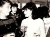 From the left: Polina Gorodetsky, Alik Burshtein, Tanya Zunshain (from Riga). Leningrad, 1980s, co RS