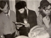 From the left: Zalman Kunik, Yitzhak Kogan, Nikita Dyomin (Avrum Shmulevich). Leningrad, 1980s. co RS