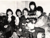 At the wedding of Alik Burshtein. From the left: Tamara Krasilnikova, Lena Dynina, ?, Alina Burshtein, Irina Burshtein. Leningrad, December 16, 1986. co RS