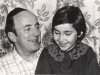 Vladimir Lifshitz and his daughter Masha. Leningrad, 198?, co RS