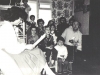 Purimshpiel in the Lifshitzs’ apartment. Children-spectators. Leningrad, 1984, co RS