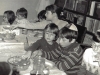 Pesach in the Makushkin’s apartment. Children are treating themselves. Leningrad, 1985(86?). co RS