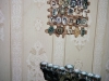Jewish artwork in Lev Shapiro apt, Leningrad, 1985, co Frank Brodsky