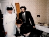 Clandestine wedding in  Leningrad, Jan. 1986.