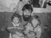 Michael Elman with his children. Leningrad, 1986. co RS
