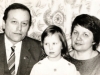 Roald and Galina Zelichonok with their niece. Leningrad, beginning of 1980s, co RS