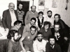 Seminar on Jewish history in the Romanovskys’ apartment, led by Michael Beizer. From the left: 1st row - Michael Ryvkin, Michael Salman, Michael Beizer, Yuri Osterfeld; 2nd row – David Leibman, Boris Dubrov, Natalia Yukhneva, Victor Birkan; 3rd row – Naum Nemchenko, Ilya Tverskoy, Semyon Frumkin, Marina Goldina, Daniel Romanovsky, Igor Kotlyar. Leningrad, 1986 co RS  Photo by Alexander Frenkel. co RS