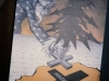 Anti-Amerticani poster in Evgenii Lein's apt. Leningrad, co Frank Brodsky