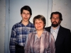 Alexei, Irina and Evgenii Lein, Leningrad, 1987, co Frank Brodsky