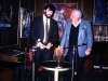 President of Leningrad Bnai Brith with  Leon Uris, 1989, co Frank Brodsky