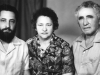 David Maayan (Chernoglaz) co, with parents Pesia and Iser Chernoglaz, Leningrad, July 1975.