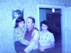 Vladimir Lifshitz with his daughter Masha, and his wife Anna. Leningrad, March 1987, co RS