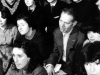 Apartment of Olga Serova and Evgeny Kozhevnikov. Spectators are watching their play “Refuseniks”. Moscow, end of 1978,  co RS