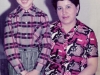 Galina Kremen and her son Zhenya. Moscow, co RS