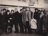 Departure of Sonya Lerner l-r: Alexandr Lerner, Vladimir Slepak, Mara Abramovich, Maria Slepak, Alexandr Lunts, ? , Victor Polsky, Boris Levin, Iosif Beilin, Elena Polsky,? Sonya Lerner,?,?, Yudif Lerner, Moscow, Sheremetyevo, 1972. co E.Polsky