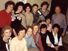 Isi and Naomi Leibler meet Jewish Women Against Refusal {JEWAR]. From the left: sitting - Naomi Leibler, Victoria Lifshitz, Inna Uspensky, Rosa Ioffe, Alena Krichevskaya, Yulia Lurie, Victoria Khasina; standing - Ada Lvovsky, Mara Abramovich, Elena Dubyanskaya, Rimma Yakir, Evgenya Lukatskaya, Isi Leibler. Moscow, 1986, co RS