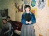 Exhibition of childrens' drawings. From the left: Evsei Litvak, ?, Olga Ioffe,  Moscow, 1986. co RS