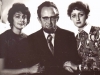 Elena, Victor, Marina Polsky, Moscow, 1974,  co RS