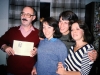 David Shrayer, Janna Volynsky, Maxim and Mila Shrayer, Moscow, 1986, co Frank Brodsky