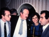 Alexander Shmukler, Alexander Ostrovsky, Judith and Emanuel Lurie, Moscow, 1989, co Frank Brodsky
