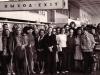 Alex Goldfarb farewell. From the left in front: Alexnder Lerner, ?, David Goldfarb, Alexander Goldfarb, Dina Beilin,Vitaly Rubin, Judith Lerner, Valentina Goldfarb, Maria Slepak co, Anatoli Sharansky, ??,  Moscow, 1974-75