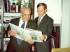 Alexander Lerner at the Australian Embassy reception for refusenks by Ambassador Pocock, Moscow, 1987, co Rosa Finkelberg