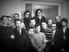 In the foreground: Mikhail Goldblat, Mikhail Chlenov. The rest from the left: Zeev Elstein, Vladimir Tulovsky, Valeri Shulman, Lev Spivak, Alexander Bolshoi, Naum Rapoport, Lev Gorodetsky, Zeev Shakhnovsky, Yakov Vilge, Mikhail Bronstein, Lev Ulanovsky, Zeev Kuravsky, co A. Lunts