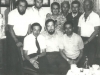 First row:  Vladimir Lazaris, Dov Ramm, Leonid Koshevoy; Second row: Pavel Abramovich, Vladimir Prestin, Yuri Golfand, Benjamin Fain, Victor Brailovsky, Mark Azbel, Moscow, 1975,  co Enid Wurtman