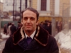 Alexander Lunts on the hillock,  Moscow, winter 1973-74, co Slepak