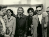Farewell of Kirill Khenkin and Aharon Spielberg, Moscow 1974. From the left: Victor Polsky, ?, Aharon Spielberg, Ida Faineman, Vladimir Slepak, ?, Kirill Khenkin, ?? co Dina  Beilin