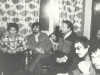 Hebrew teachers seminar, Moscow, March 1981, ..., Yuli Kosharovsky, Asher (London), Zeev Zolotarevsky. In the background Mikhail Khanin