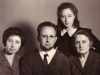 L-p: Sonya, Victor, Svetlana and Ida Moiseevna Polsky (mother of Victor Polsky).