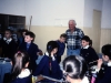 After 50 years of closure at the newly opened Jewish school with Leon Uris, Riga, Latvia, co Frank Brodsky