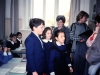After 50 years of closure at the newly opened Jewish school,  Riga, Latvia, 1989, co Frank Brodsky