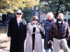 Brother in law and sister of Leon Uris, Leon Uris, Michael Neidich, Riga, Latvia, 1989, co Frank Brodsky