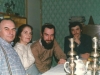 Pavel and Esther Kretchin, Yoram Kretchin, teacher of Torah and Hebrew, Pavel Erlich (from Tashkent), Riga, 1988, co Gerry Potik