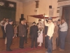 Wedding - Chuppah in Riga synagogue, Stuart Wurtman far right, May, 1989, co Enid Wurtman