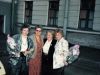 From the left: Alla Kelman, Vera Sheiba, Shirley Goldshtein, ?. Leningrad, 19??. co RS