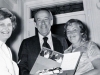 From the left: ?, Senator Henry “Scoop” Jackson, Shirley Goldstein. USA, 19?? co RS