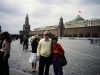 Elliot and Maxine Rosen in Red Square with the Kremlin in the background, Moscow, 1985, co Frank Brodsky