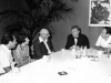 Dr. David Prital receives Congressman Charles Vanik. From the left: ?, ?, ?, Congressman Charles Vanik, Dr. David Prital. Jerusalem, 19??. co RS
