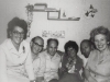 Gaffin family visits refuseniks families Taratutas and Khaikins in the Khaikins’ apartment. From the left: Ida Taratuta, Alec Gaffin, Benjamin Khaikin, Jean Gaffin, Aba Taratuta, Asta Khaikin. Leningrad,1974. co RS