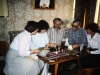 Maria Slepak, Bunny Brodsky co, Vladimir Slepak, Elliot Rosen, Maxine Rosen, Moscow,1985,