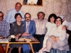 Sitting:  Elliot Rosen, Ludmila Shrayer, David Shrayer, Vladimir Slepak, Bunny Brodsky co, Maria Slepak; standing: Frank Brodsky, Moscow, 1985